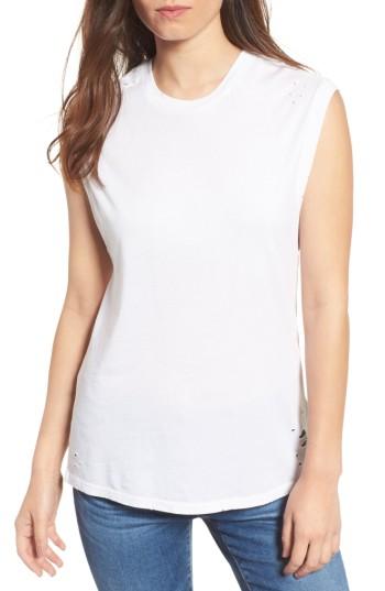 Women's Ag Saint Muscle Tee - White