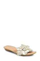 Women's B?rn Mai Floral Sandal M - Metallic