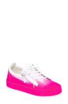 Women's Giuseppe Zanotti May London Low Top Sneaker .5 M - Pink