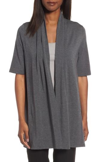 Women's Eileen Fisher Tencel Kimono Cardigan - Grey