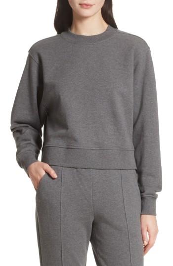 Women's T By Alexander Wang French Terry Tie Back Sweatshirt