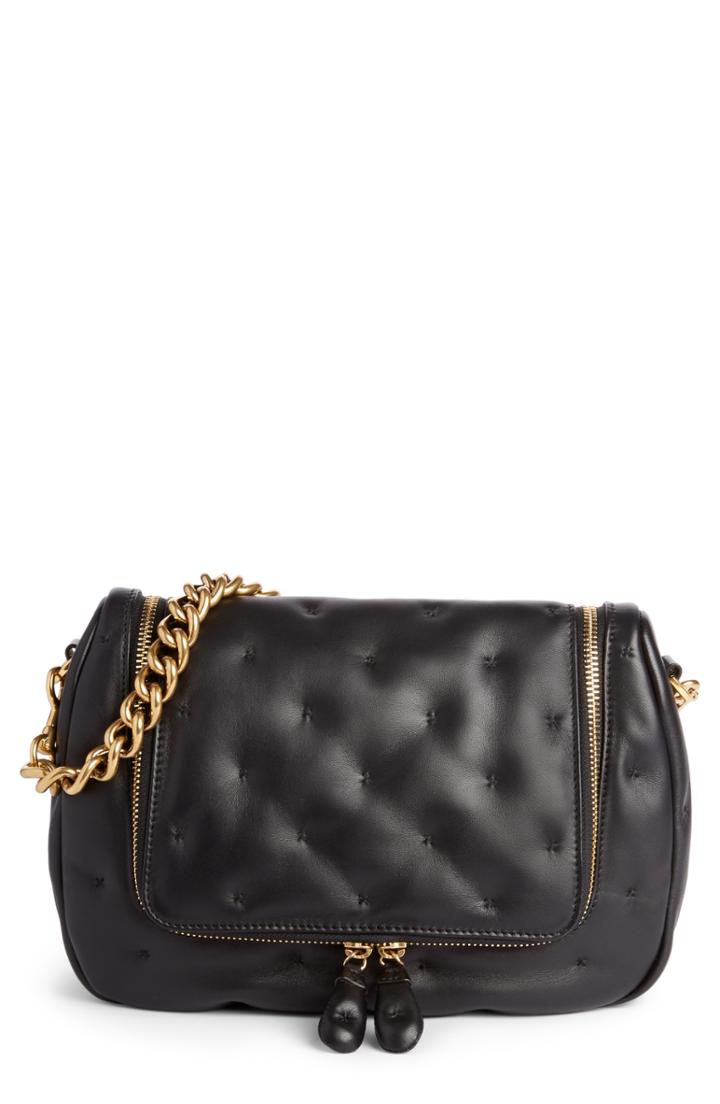 Anya Hindmarch Small Vere Chubby Lambskin Leather Satchel - Black
