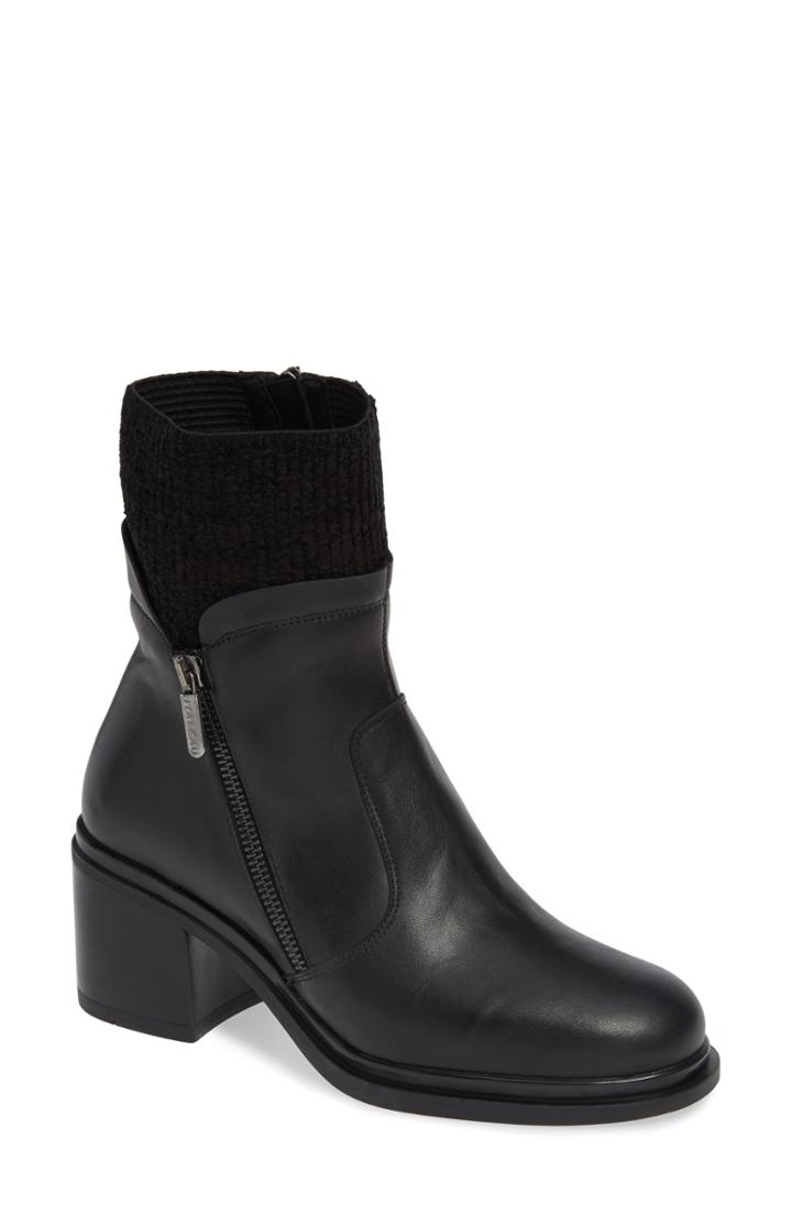Women's Italeau Lorella Waterproof Sock Shaft Boot .5us / 37.5eu - Black