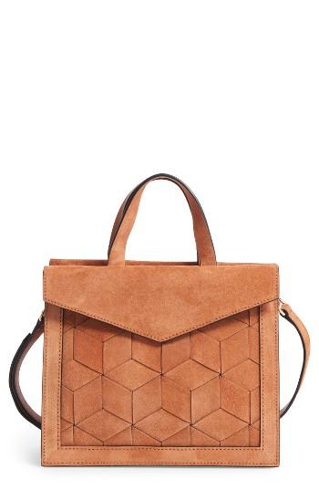 Welden Small Voyager Leather Convertible Satchel -
