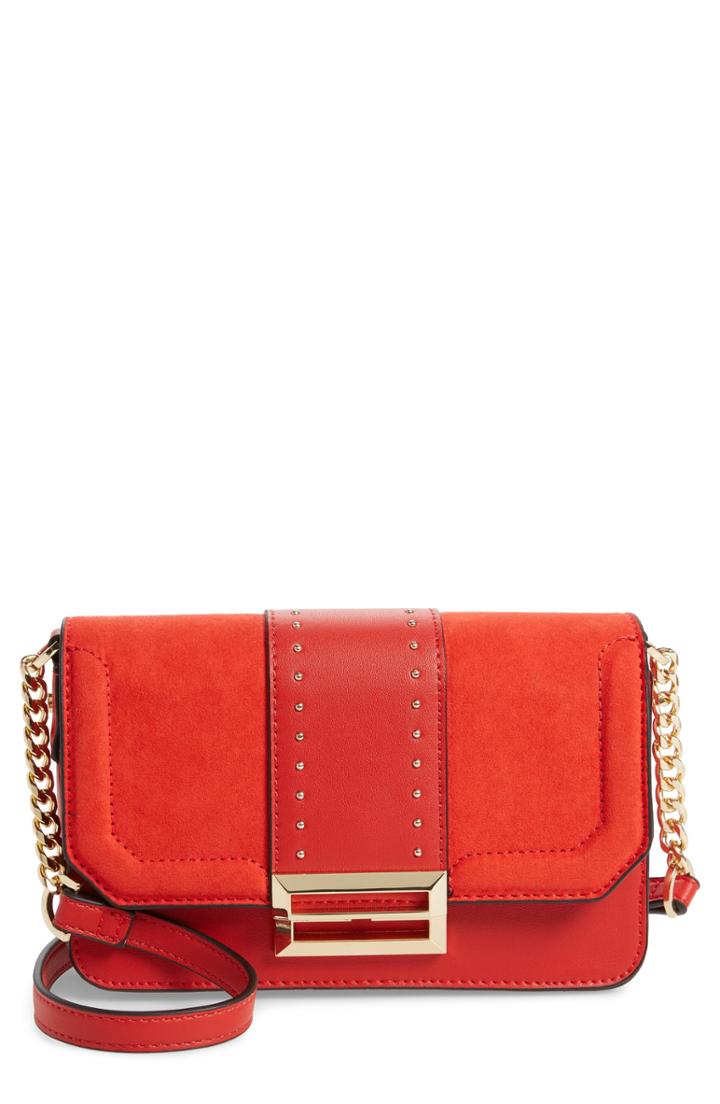 Topshop Cassie Crossbody Bag - Red