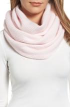 Women's Halogen Cashmere Infinity Scarf, Size - Pink