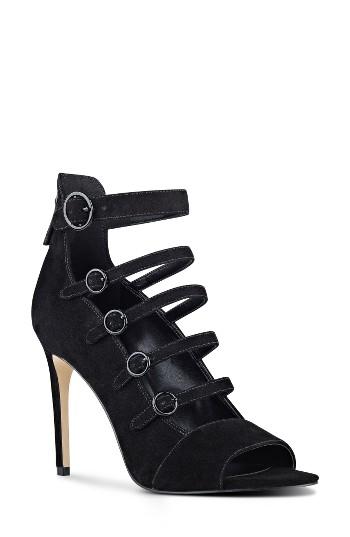 Women's Nine West Joylyn Cage Sandal M - Black