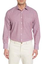 Men's Nordstrom Men's Shop Traditional Fit Non-iron Check Dress Shirt 32/33 - Red
