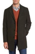 Men's Rodd & Gunn Virgin Wool Long Coat, Size - Brown