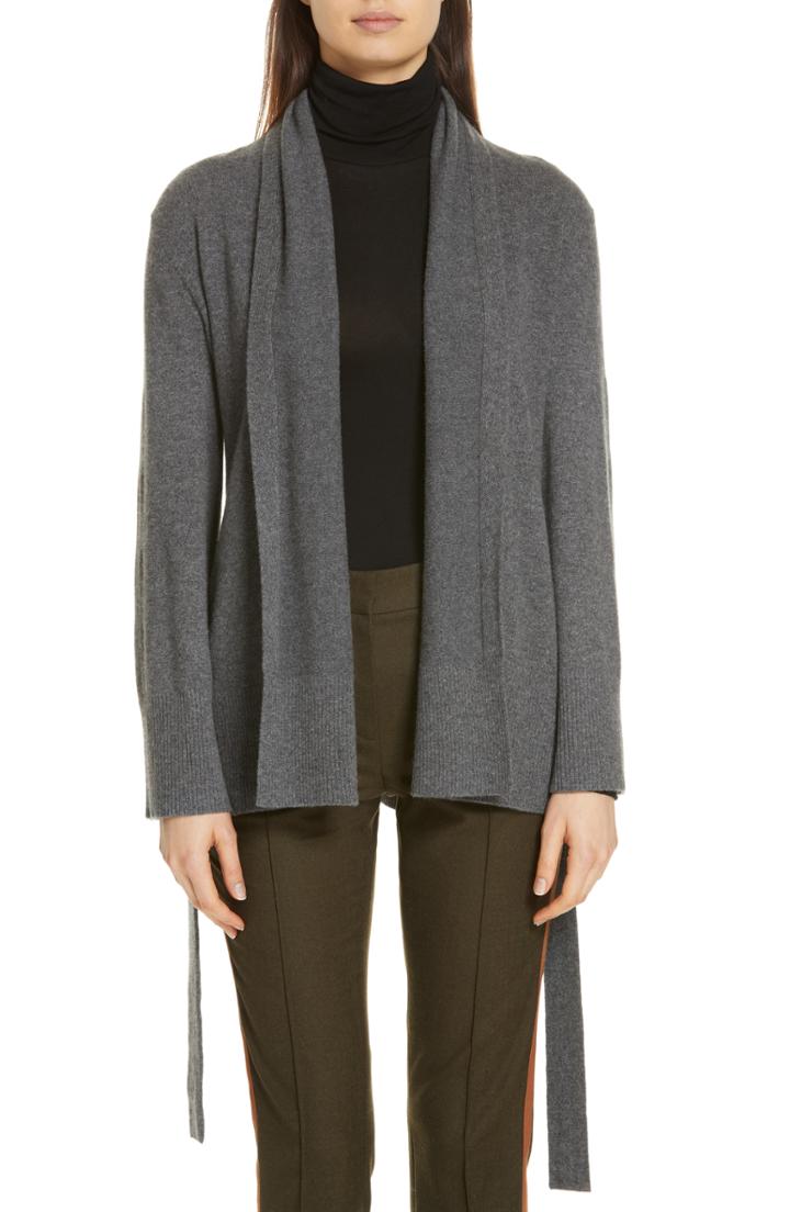 Women's Nordstrom Signature Belted Cashmere Blend Cardigan