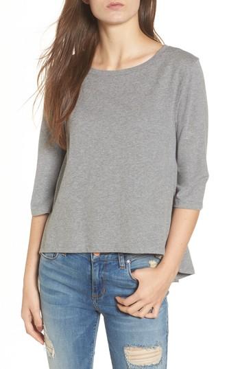 Women's Bp. High/low Tee, Size - Grey