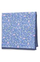 Men's Calibrate Floral Cotton Pocket Square