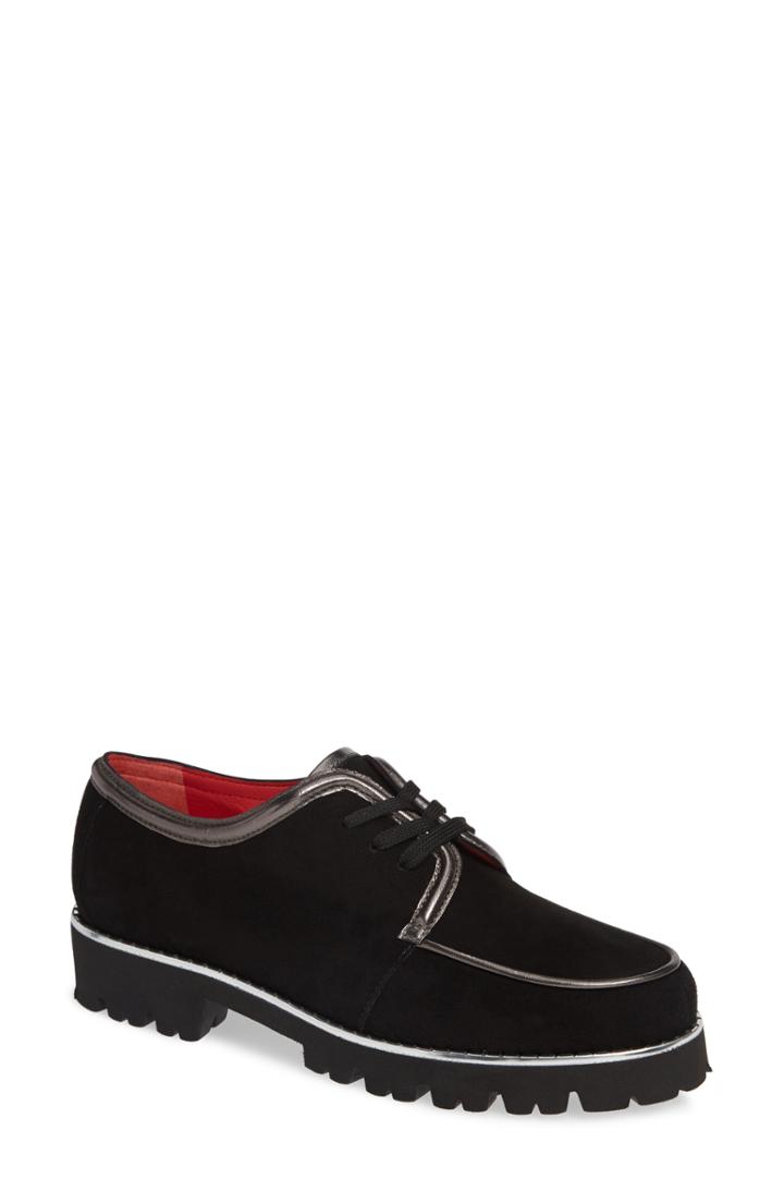 Women's Pas De Rouge Marta Platform Derby Us / 38eu - Black