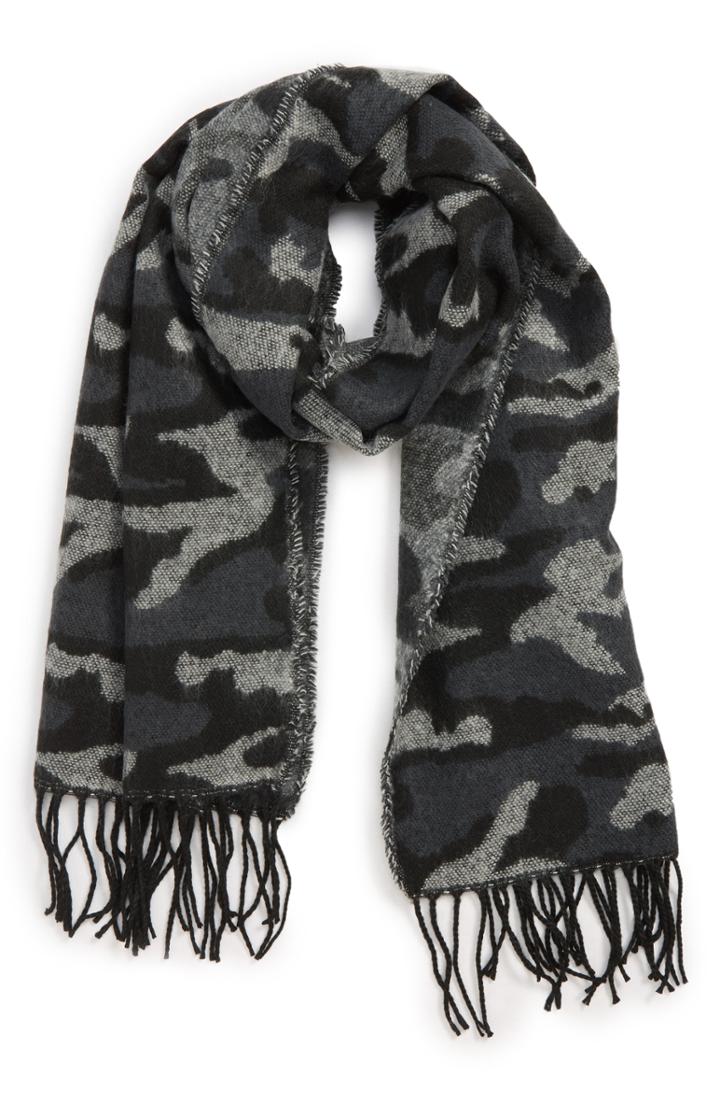 Women's Bp. Camo Scarf, Size - Grey