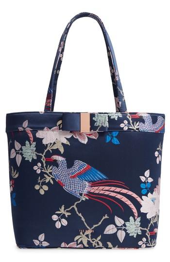 Ted Baker London Jacquard Shopper - Blue