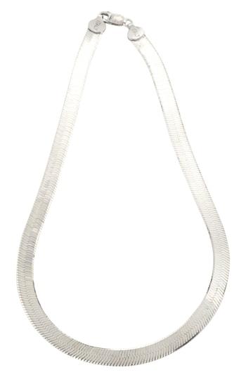 Women's Loren Stewart Silver Herringbone Necklace