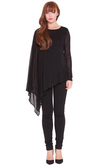 Women's Olian 'lisa' Maternity Cape Top