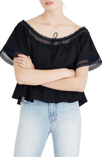 Women's Madewell Off The Shoulder Peplum Top