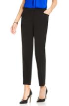Women's Vince Camuto Stretch Twill Ankle Pants - Black