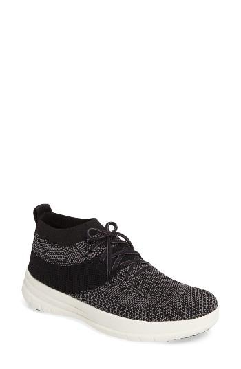 Women's Fitflop(tm) Uberknit High Top Sneaker .5 M - Black