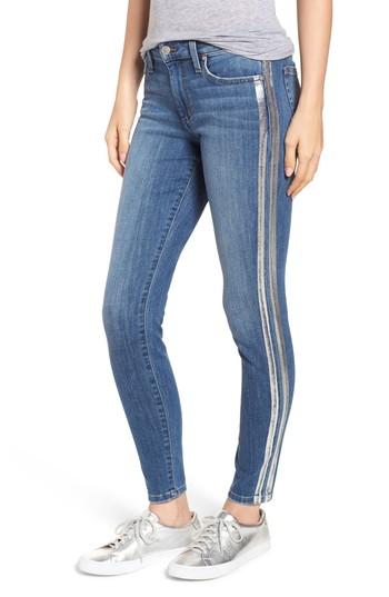Women's Joe's Icon Metallic Stripe Ankle Skinny Jeans - Blue