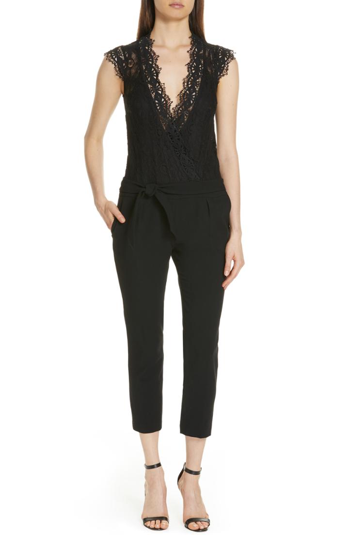 Women's Ba & Sh Caracas Mix Media Jumpsuit