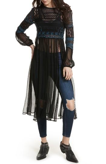 Women's Free People Sweet Sunny Days Tunic - Black