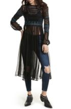 Women's Free People Sweet Sunny Days Tunic - Black