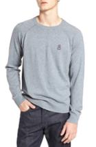 Men's Psycho Bunny Crewneck Sweater, Size - Grey