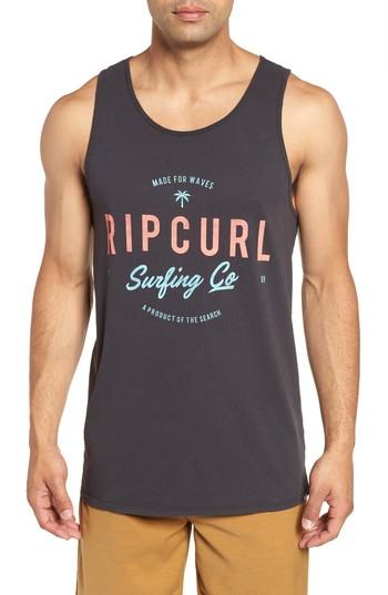 Men's Rip Curl Ascender Heritage Tank - Grey