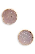Women's Love's Affect Drusy Geo Stud Earrings