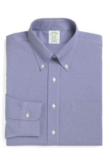 Men's Brooks Brothers Trim Fit Houndstooth Dress Shirt (3 For $207)