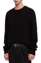 Men's Allsaints Hawk Oversize Wool Blend Sweater - Black