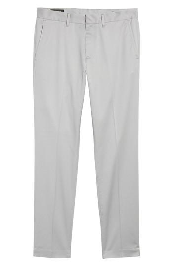Men's Nordstrom Men's Shop Slim Fit Non-iron Chinos X 32 - Grey