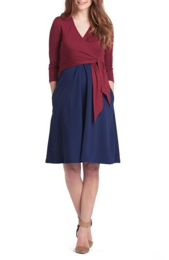 Women's Lilac Clothing Abby Maternity/nursing Dress - Red