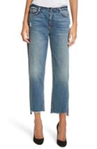 Women's Grlfrnd Shannan Step Hem Crop Jeans - Blue