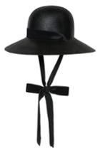 Women's Bijou Van Ness The Empress Velvet Ribbon Hat - Black