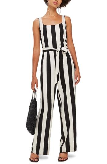 Women's Topshop Humbug Striped Jumpsuit