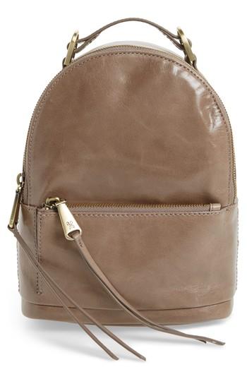 Hobo Revel Convertible Leather Backpack - Grey