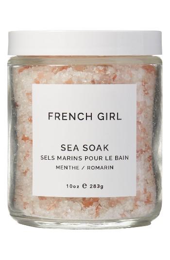 French Girl Organics Menthe/romarin Sea Soak Bath Salt
