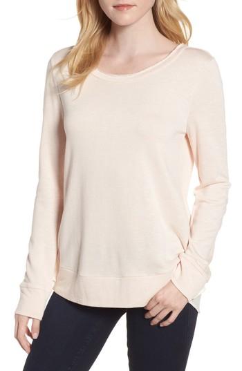 Women's Chelsea28 Ruffle Back Sweatshirt - Pink