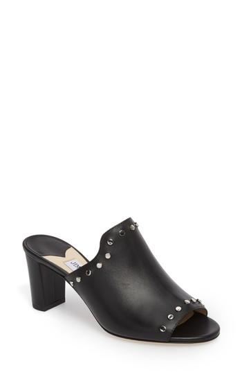 Women's Jimmy Choo Myla Studded Mule Us / 34eu - Black