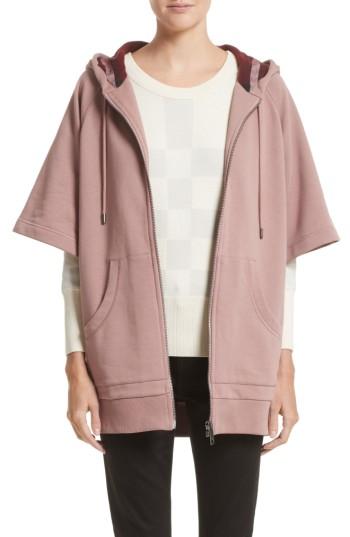 Women's Burberry Cotton Blend Hoodie - Pink