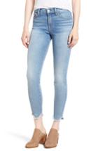 Women's 7 For All Mankind Luxe Vintage Scallop Hem Ankle Skinny Jeans - Blue
