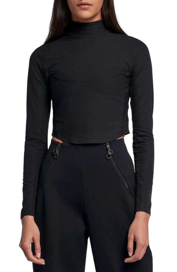 Women's Nike Nikelab Nrg Nwcc Crop Top - Black