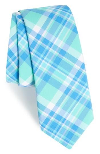 Men's Vineyard Vines Sandstar Plaid Tie, Size - Green