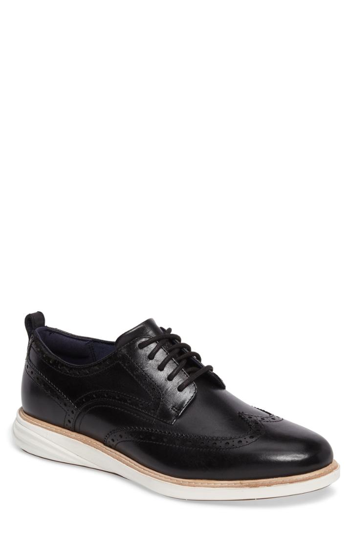Men's Cole Haan Grand Evolution Wingtip W - Black