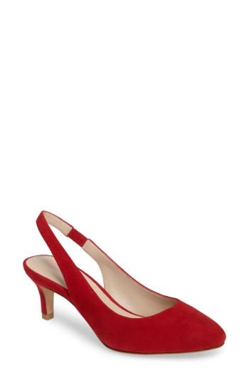 Women's Pelle Moda Kadance Slingback Pump .5 M - Red