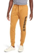 Men's Timberland Slim Fit Logo Sweatpants - Brown