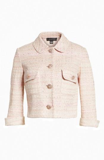 Women's St. John Collection Guilded Pastel Knit Jacket
